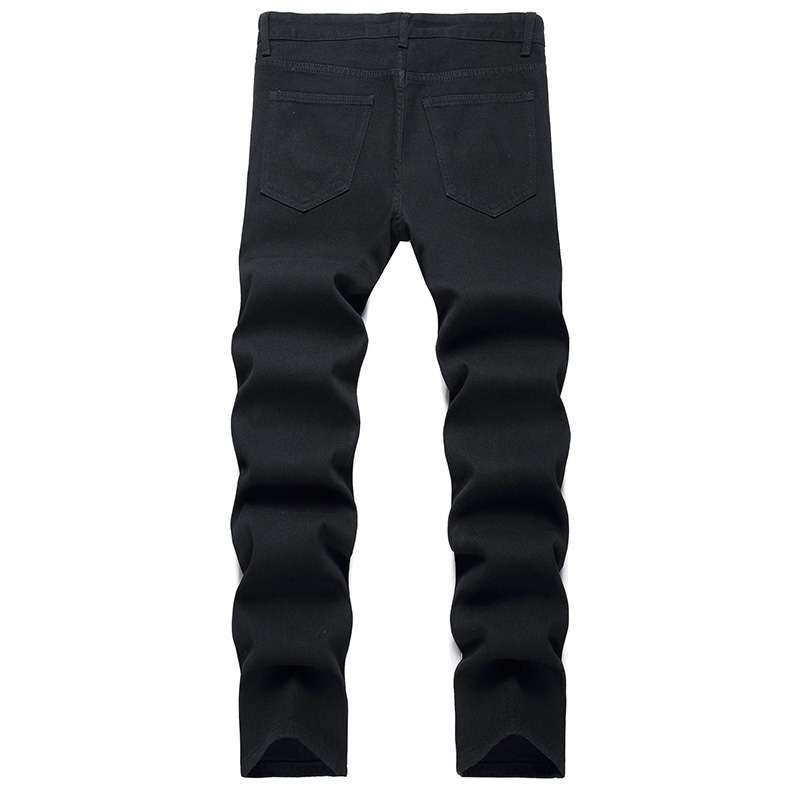 Jean décontracté pour hommes, pantalon ample décontracté, jambes larges, danse de rue, pantalon de Skateboard, Denim, pantalon droit, vêtements grande taille Vintage 40B19