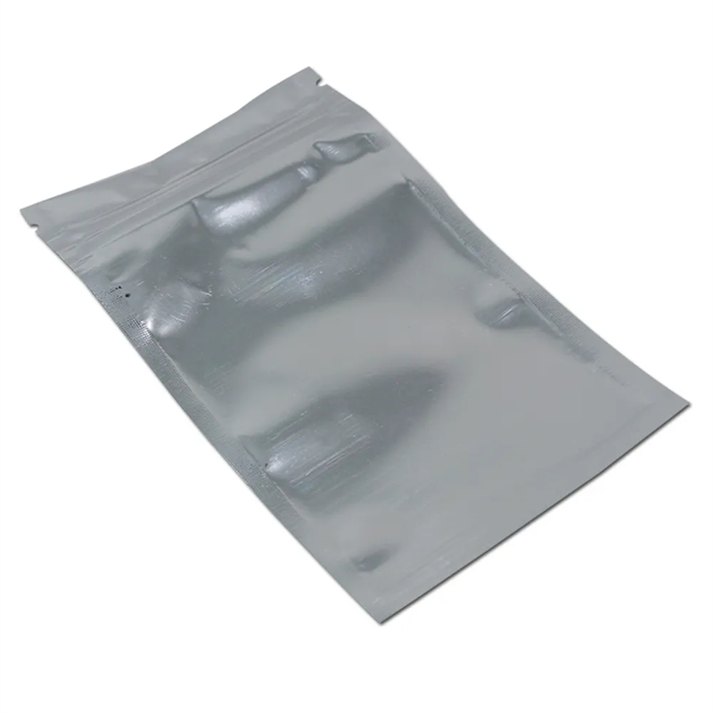Clear Aluminum Foil Self Seal Zip Plastic Bag Packaging For Food Snack Storage Clear Mylar Mylar Baggies