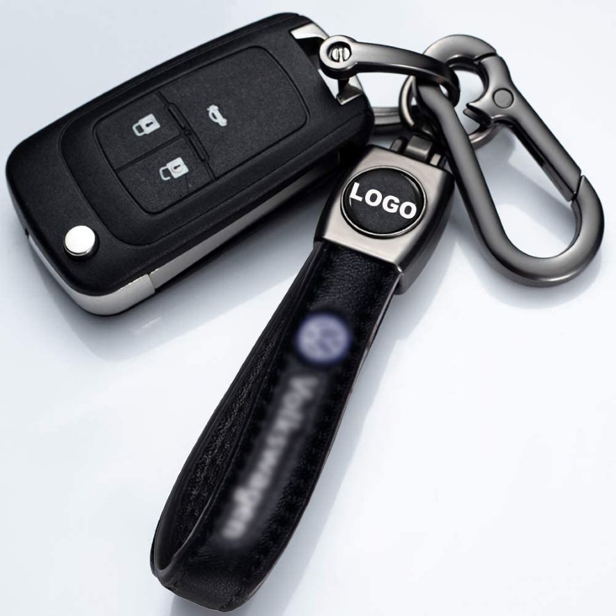 För VW Volkswagen Series 3D Chain Chain FOB Ring Car Key ST296Y