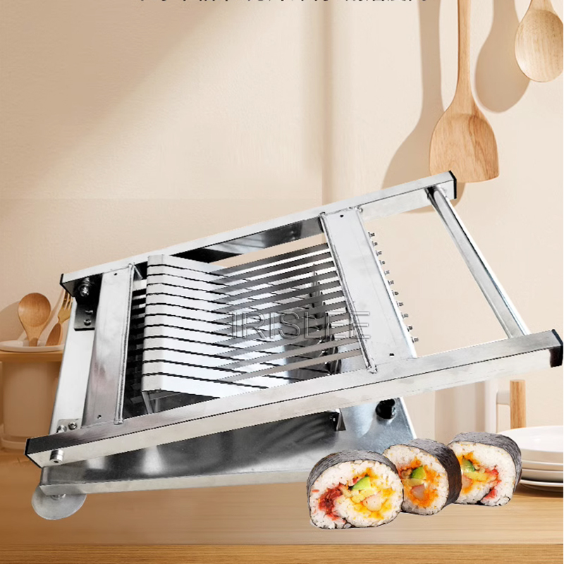 Commercial Sushi Roll Slicer Cutting Machine 17mm 20mm Manual Japan Rice Sushi Roll Cutter Slicing Tool