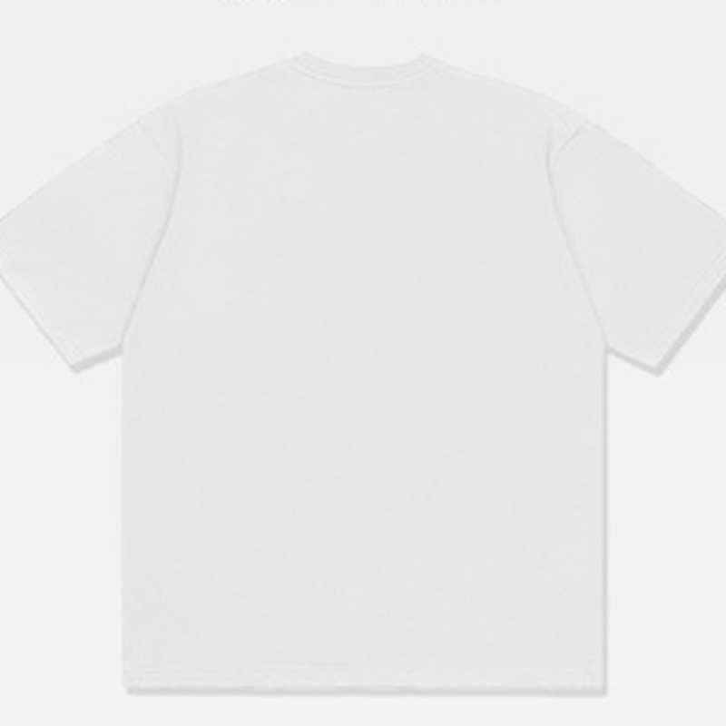 T-shirt imprimé rétro pour homme, col rond lavé, manches courtes en pur coton, doux et confortable