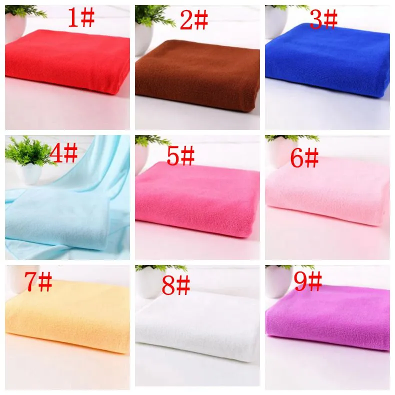 Microfiber Bath Towels Beach Drying Bath Washcloth Shower Towel Swimwear Travel Camping Towels Shower Cleaning Towels 70x140cm KKA1406