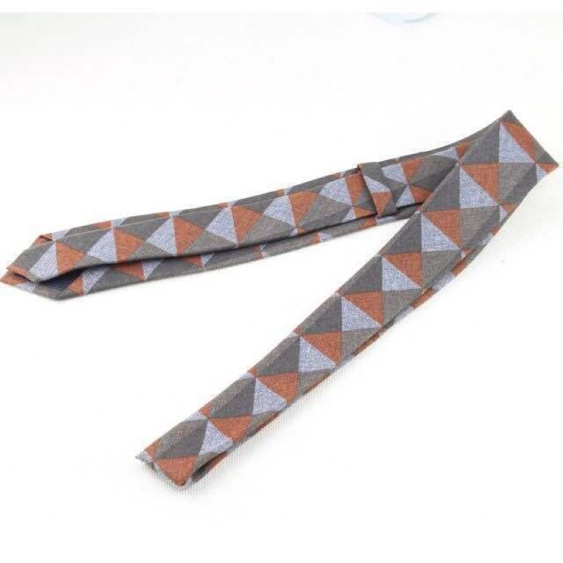 Linbaiway hommes cravates en tissu semblable à la laine pour hommes rayé coton cravate maigre hommes d'affaires cravates minces Corbatas logo personnalisé 280Z