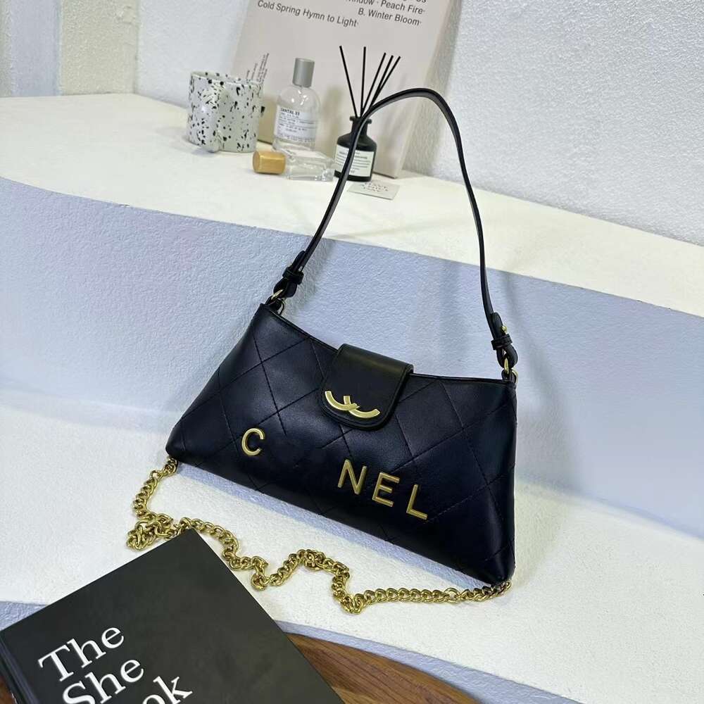 Fabrik Großhandel Designer Taschen Kleine Duftende Wind Neue Tasche mit Box Schwarz Goldene Kugel Diamant Gitter Kette Beliebte Quadratische Fat Boy Weibliche Umhängetasche