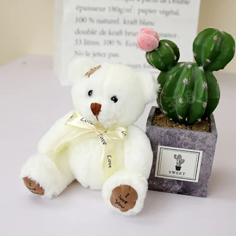 2024 18cm Stuffed Animals Teddy Bear Doll Kawaii Plushie Patch Bear Plush Toys Birthday Christmas Gift for Kids