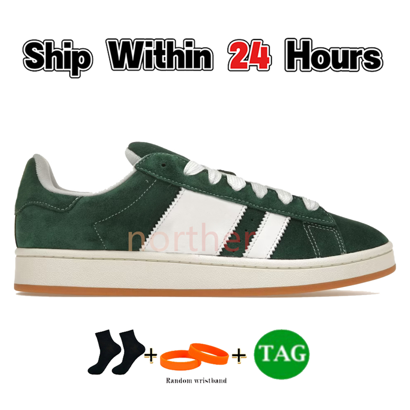 Designer shoes low top leather Indoor suede mens trainers dark green og cloud white vegan black gum brown desert grey men womens sports casual sneakers