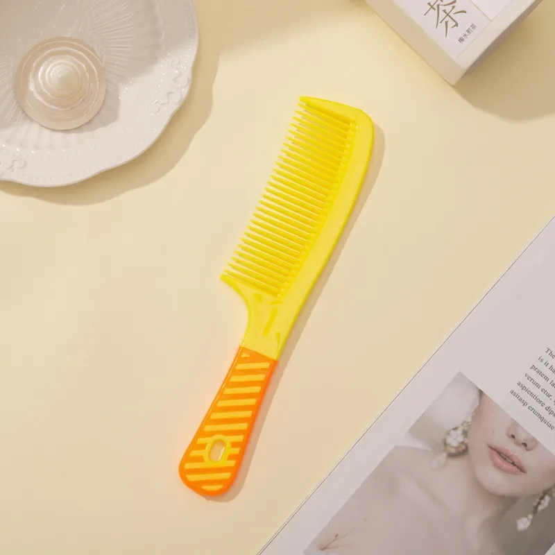 Portable hair comb for women's household use Anti static Long Hair Shun Hair Massage Comb Clinker colored plastic comb