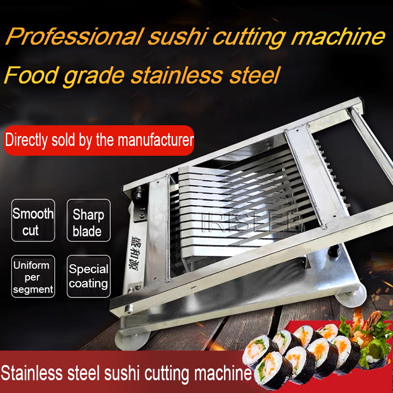 Commercial Sushi Roll Slicer Cutting Machine 17mm 20mm Manual Japan Rice Sushi Roll Cutter Slicing Tool