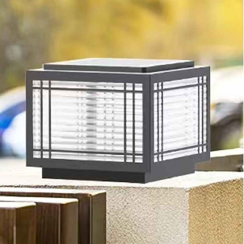 Pilier solaire lumineux en acier inoxydable, 30/40/50cm, luminaire décoratif d'extérieur, étanche, idéal pour une porte, un jardin ou un paysage