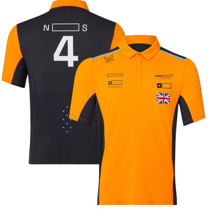 2024 New F1 Racing Polo Shirt Summer Summer Sleeved T-Shirt نفس النمط المخصص