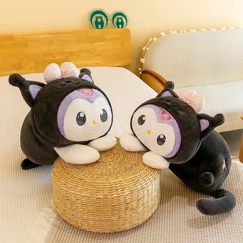 Poupée en peluche chiot chat Kuromi, vente en gros, cadeaux pour enfants, nouvelle collection 2024