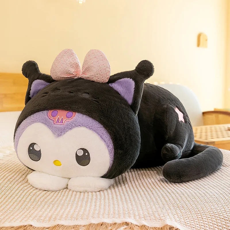 Poupée en peluche chiot chat Kuromi, vente en gros, cadeaux pour enfants, nouvelle collection 2024