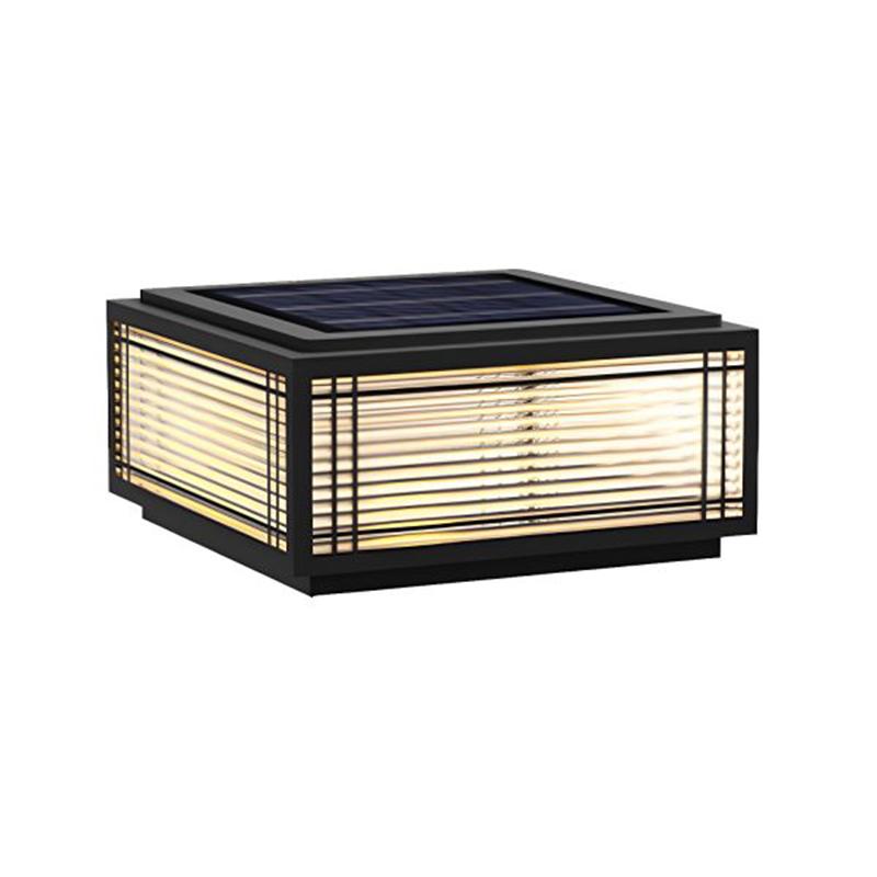 Pilier solaire lumineux en acier inoxydable, 30/40/50cm, luminaire décoratif d'extérieur, étanche, idéal pour une porte, un jardin ou un paysage