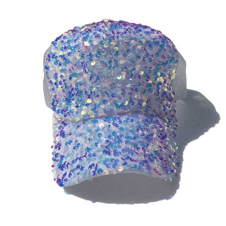 Chapeau à paillettes pour femme, chapeau de soleil d'été polyvalent, protection solaire, chapeau de baseball, visage fin, mode coréenne