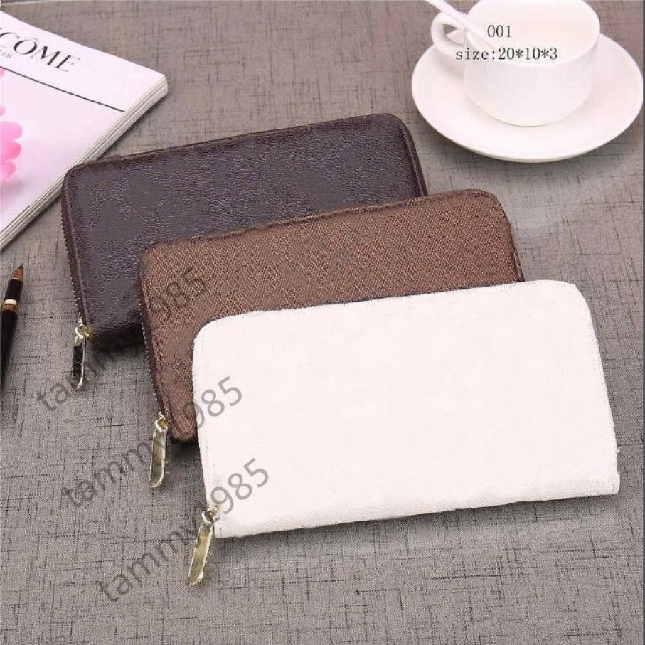 Vieille fleur Imprimer Mode pochette pour femmes portefeuille en cuir pu porte-cartes unique portefeuilles à glissière dame dames long classique bourse2093