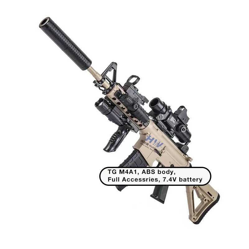 총 장난감 기타 장난감 TG M4A1 젤 블래스터 도어 슈터 용 전기 장난감 2400308