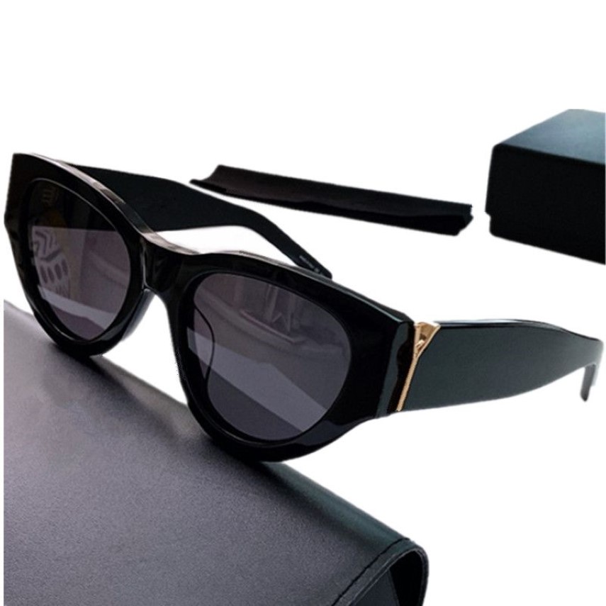 Modelo de design de moda pequeno cateye óculos de sol polarizados uv400 prancha importada fullrim 49msl 53-20-145 para prescrição acostumada 2421