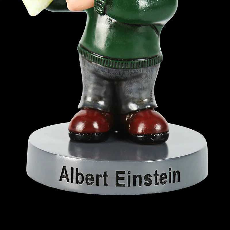 Anime manga Albert Einstein Figury Figurka Rzemiosła pamiątki wstrząsanie głową lalki prezenty zbiorowe dekoracja