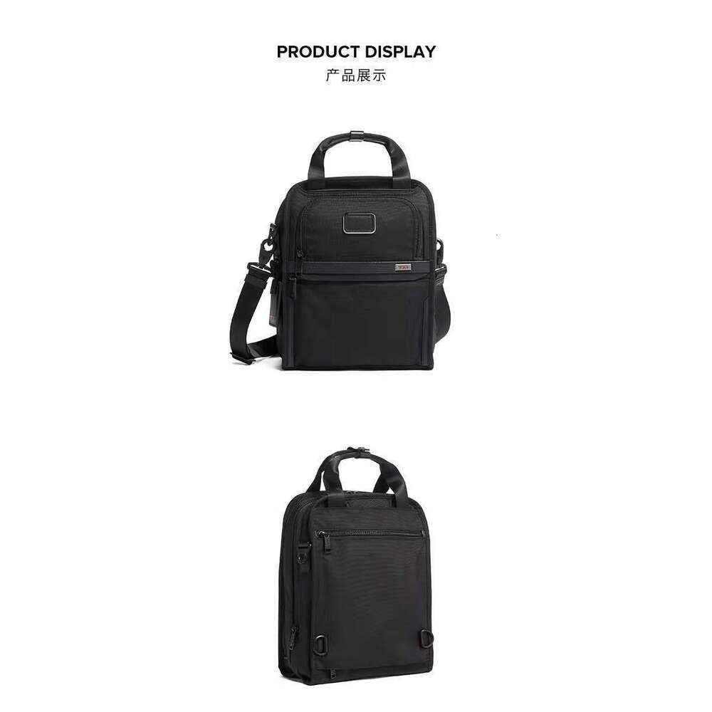 Backpack 2203117d3 Nylon Mens Portable Shoulder Multifunctional Business Travel Bag Back Tote Pack Ballistic Designer TUMMII Mens Leisure TUMMIIs SRYN