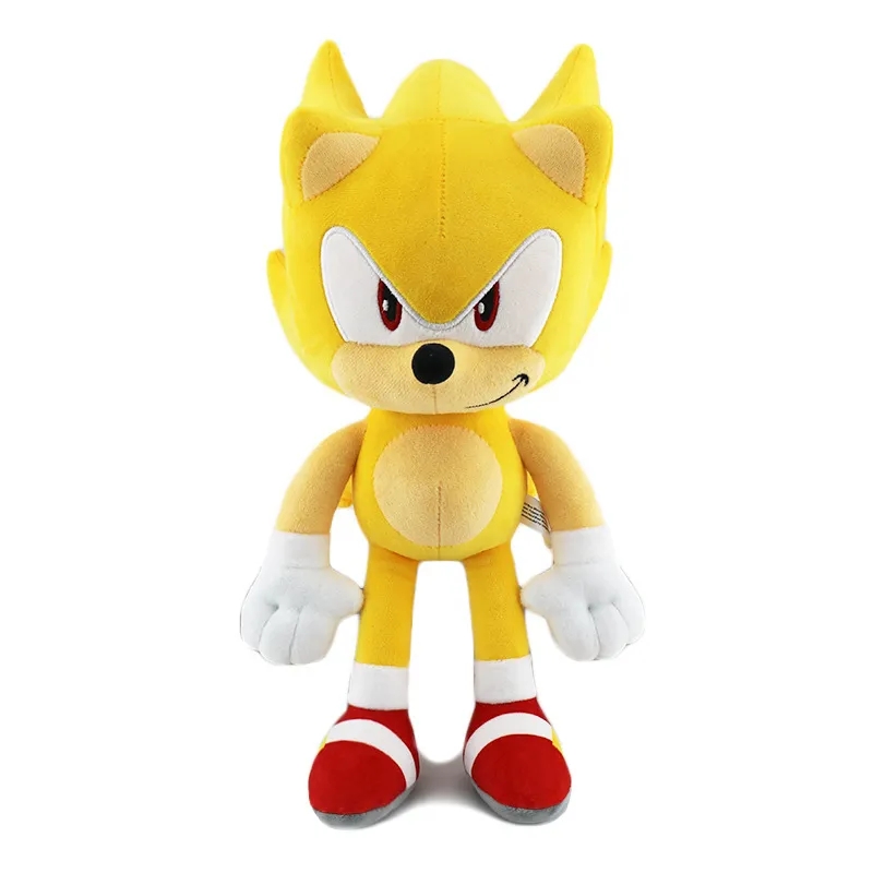 2024 Super Plush Toy The Hedgehog Amy Rose Knuckles Tails 귀여운 만화 소프트 인형 생일 선물