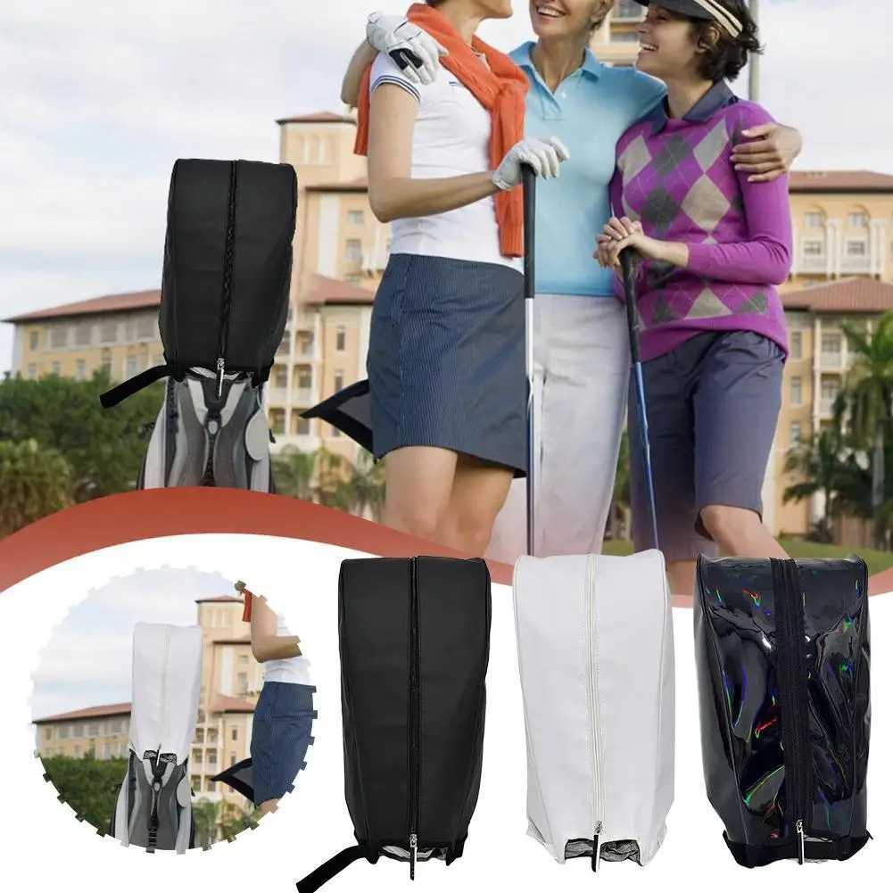 Sacs de golf Sac de Golf étanche couverture de pluie couverture de sac de poteau de Golf en plein air couverture de pluie anti-poussière en PVC fournitures de terrain de Golf facile à transporter L2402