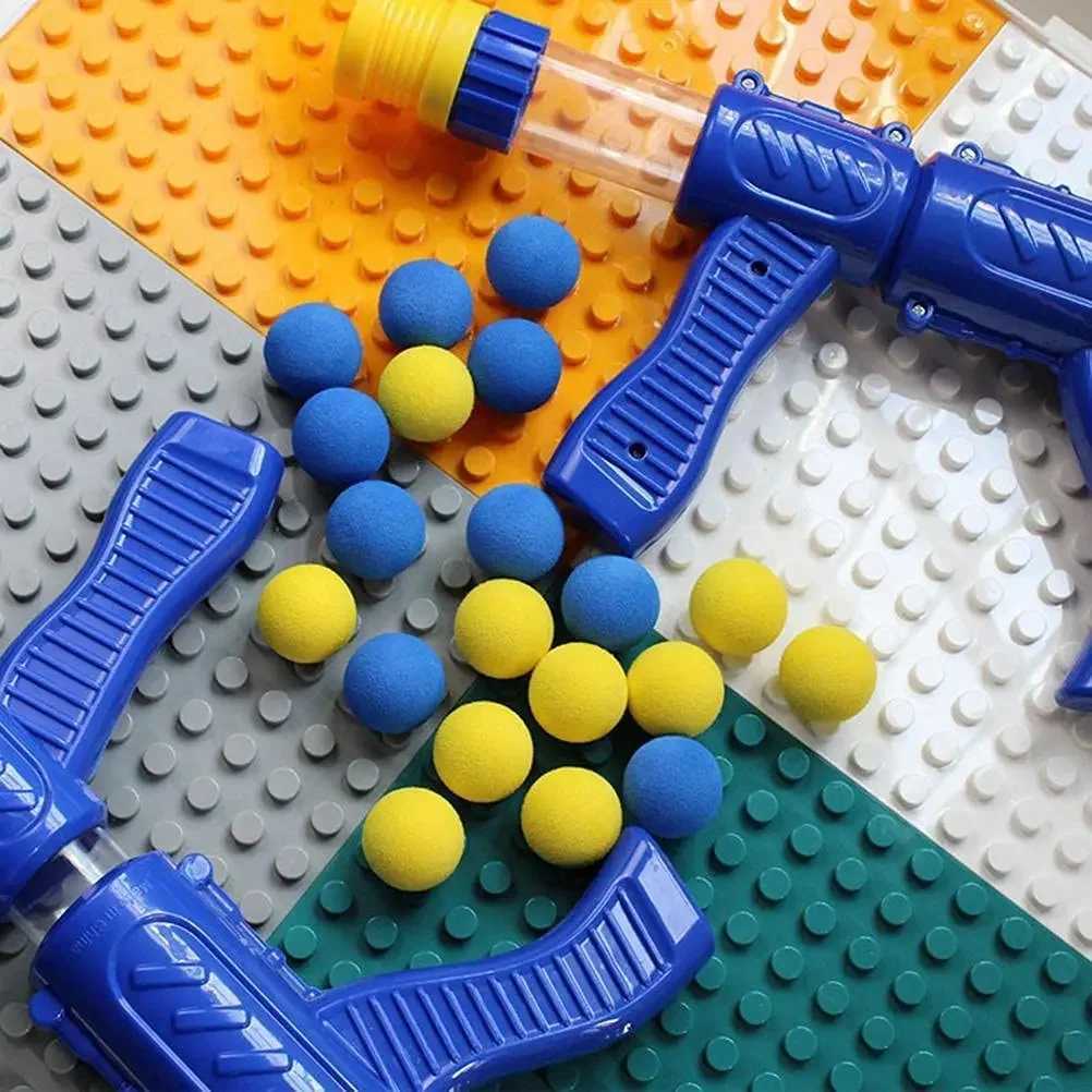 Gun Toys Filling round balls to refill balls in mixed colors for toy guns air soft foam throwers for refill ball packaging and replacement balls for gift 240307