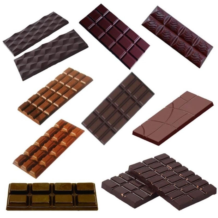 Baking & Pastry Tools Chocolate Bar Mold Confectionery For Cake Decoration Polycarbonate302A