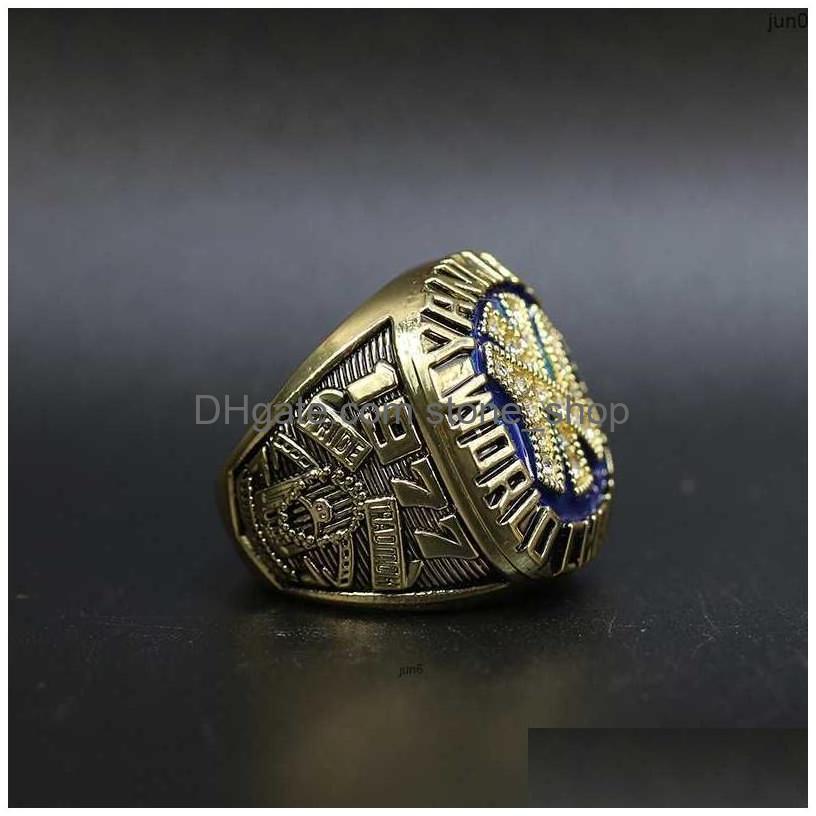 Band Rings HNDU Designer Commemorative Ring 1977 York Yangji Champion Baseball Alliance Y7N Drop Delivery Jewely DHW25