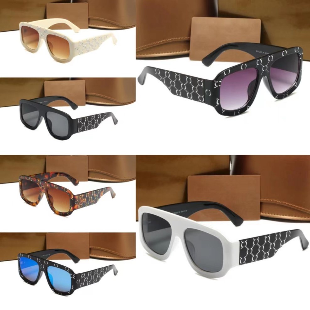 2022 nuovi occhiali da sole firmati moda esplosione stile lettera occhiali da sole quadrati occhiali da spiaggia all'aperto protezione UV unisex alta qual294J