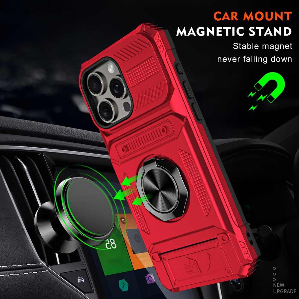 2024 New style Geili Shockproof Hybrid Rugged Kickstand Holder Stand Mobile Phone Case For iPhone 15 pro max 14 13 series Protective Drop Cover