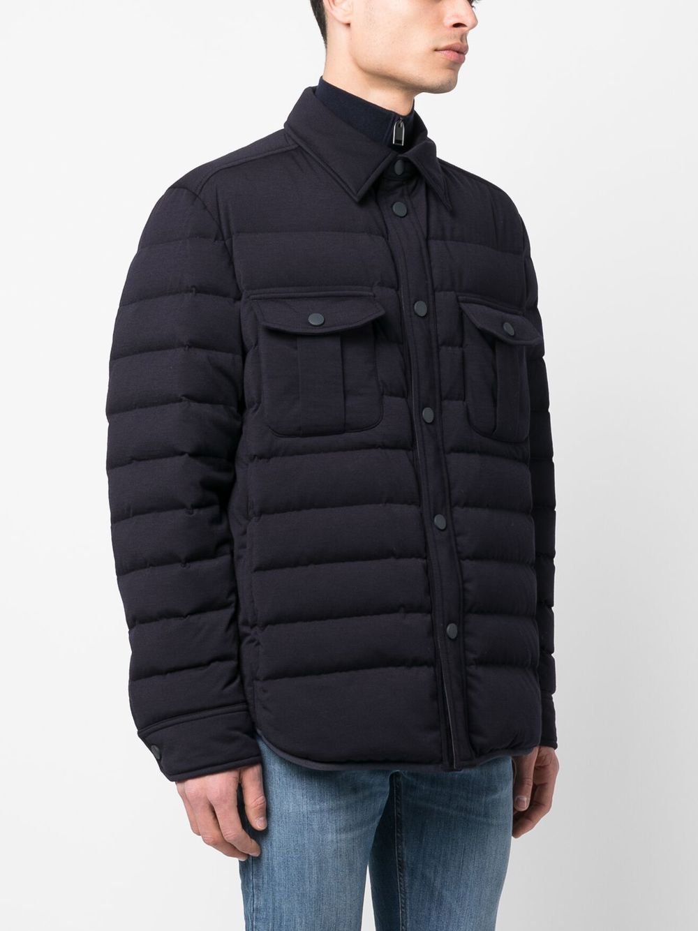 디자이너 남자 재킷 Brioni 패딩 셔츠 재킷 스프링 겉옷 캐주얼 옷 긴 소매 재킷 라펠 목 상판