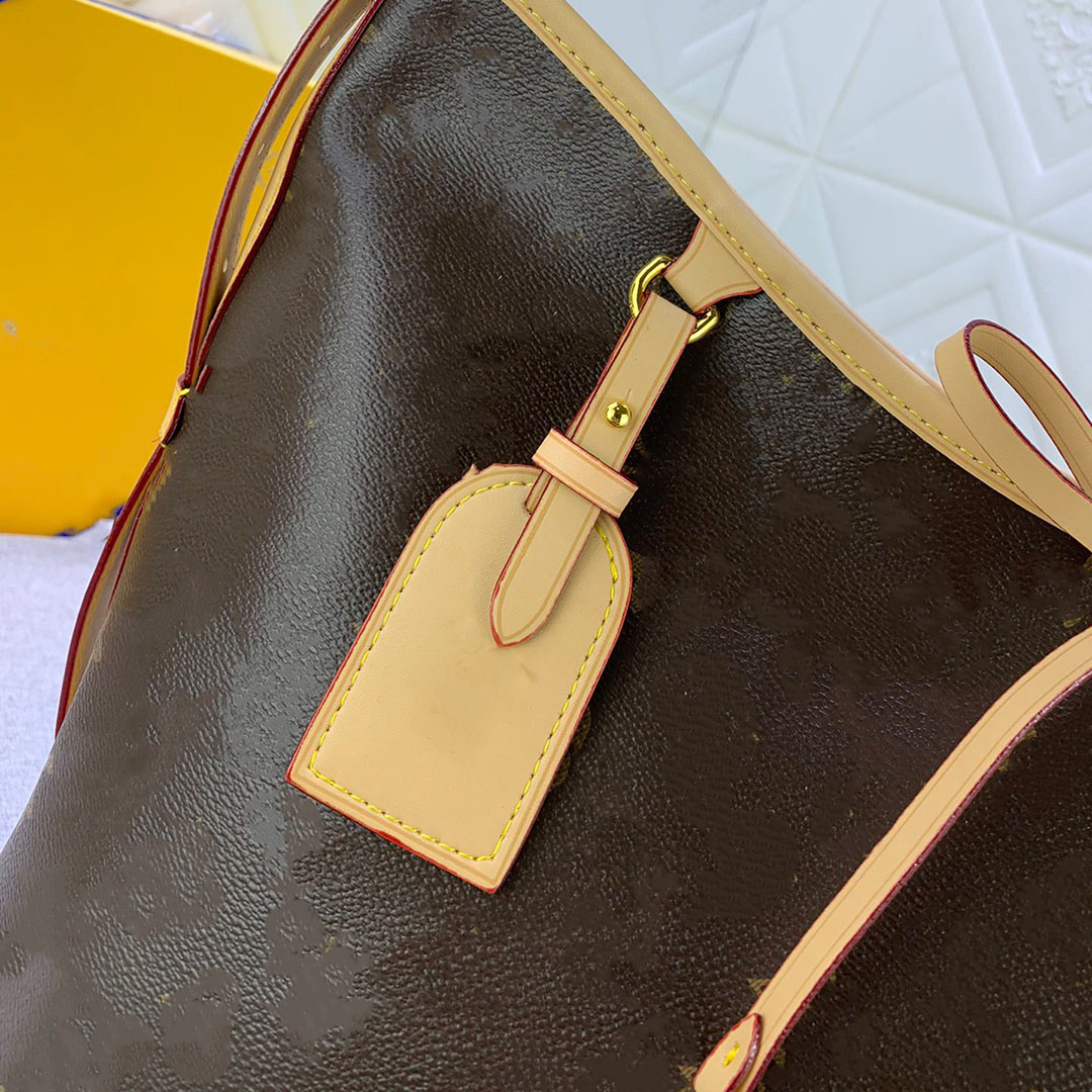 Sac à provisions de luxe pour femmes Louisis Vouton Sacs CarryAll Sacs papillon Sac fourre-tout de grande capacité Sac à main à une épaule Sac sous les bras de luxe Marron