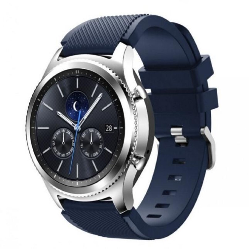 Cinturini orologi i Top Brand 22mm cinturini sportivi in silicone Galaxy Gear S3 Classic Frontier R760 765 770 Smart Strap305B