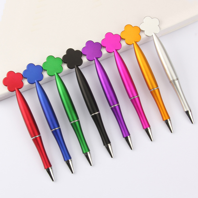 Butterfly Heart Star Ballpoint Pen Cute Kawaii Pennor Business Pen Black Ink för Office School Pen Party Favor Children Bästa gåvor