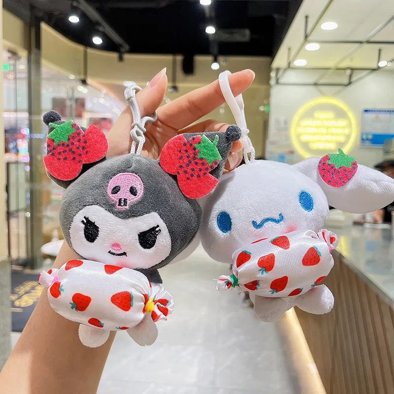 2024 My Melody Candy Series Plush Toys Keychain Söt Plushie Soft Doll