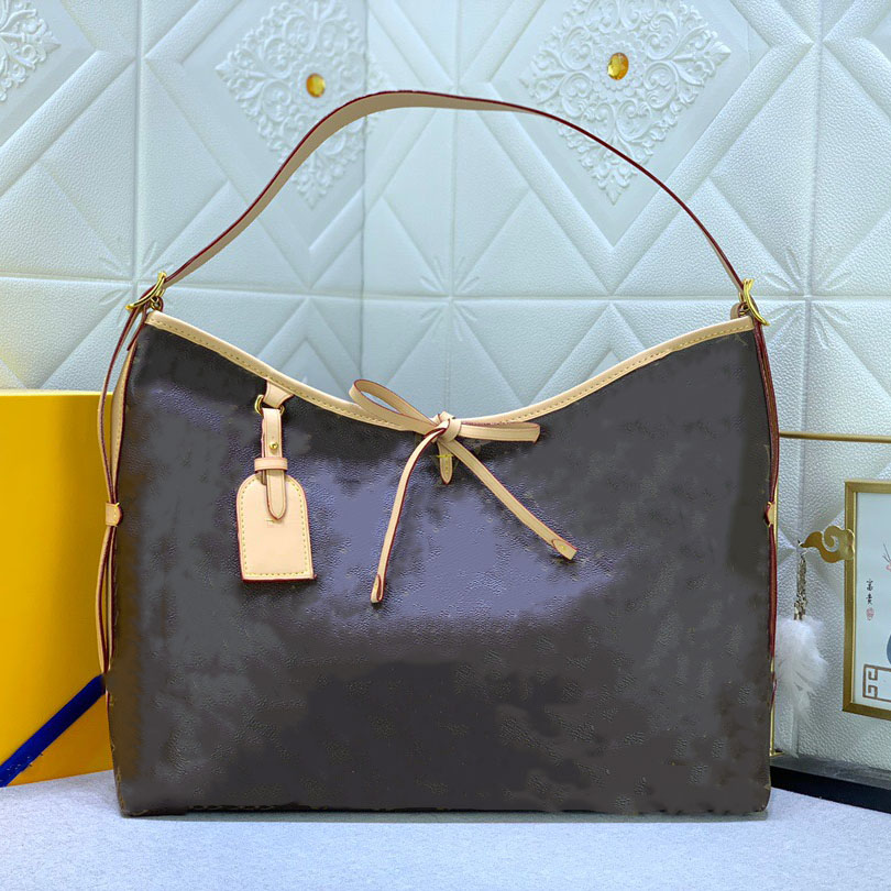 Butterfly Bags Luxury Designer Women'S Shopping Bag Lousis Vouton Large Capacity Tote Bag Handheld One Shoulder Retro Fashion Versatile Luxury Underarm Bag Brown