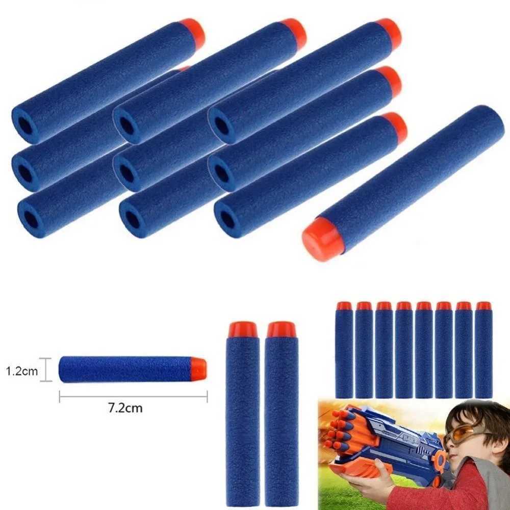 Gun Toys 50/. Soft Eva 7.2 cm Bule do pustych otworów strzałek z wypełnionych na świeżym powietrzu Play Boys Ball dla serii Prezenty dla dzieci 240307