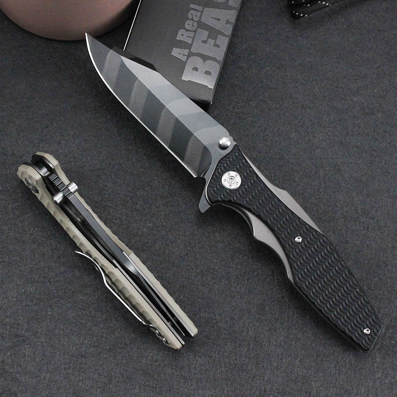 KESIWO OEM 0393 D2 Zakmes G10 Handvat Flipper Kogellager Tactische Pocket Utility Camping Outdoor Jacht Keukenmes EDC TOOL