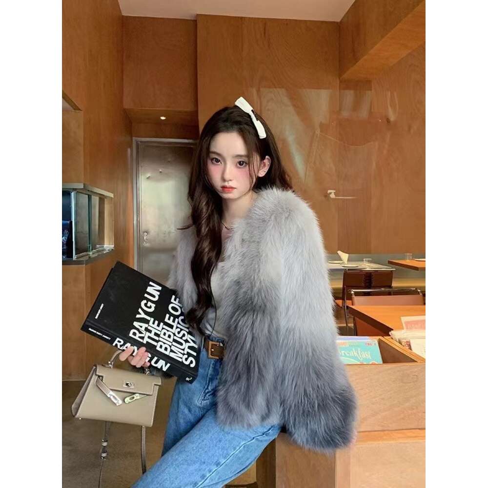 Fox Grass Coat For Women's Fur Haining Youth 2023 Autumn/Winter New Edition 863242