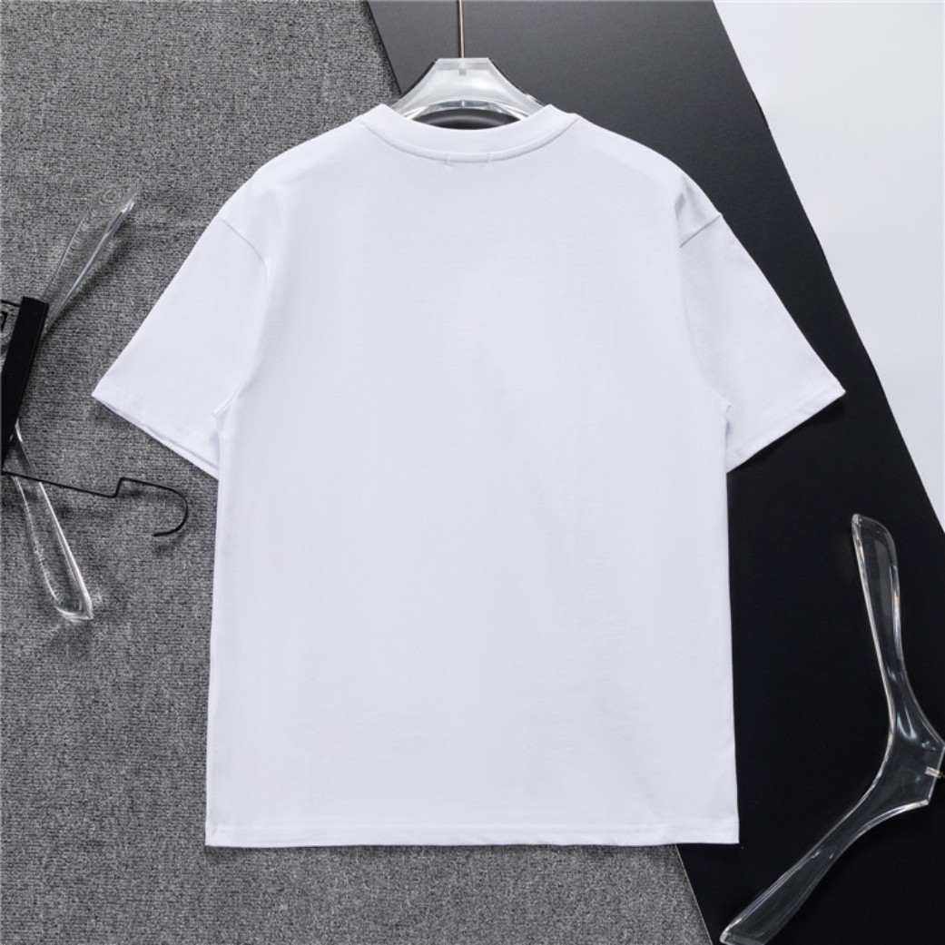 Yeni Tasarımcı Erkek Tişört Tasarımcı Kadın Erkekler Tshirt Business Elbise Pamuk Günlük Tshirt Lüks Mektup Desen Kısa Kollu İş T-Shirt 08