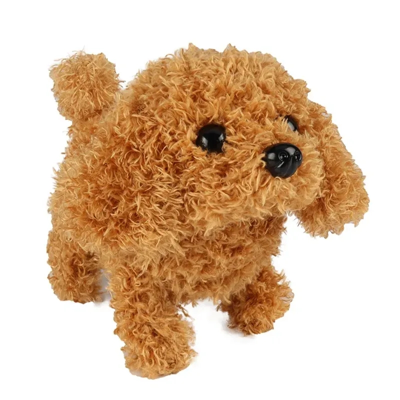 2024 Giocattoli di peluche Simulazione Display Stampo Teddy Corgi Cane Coniglio Coda Scodinzolante Asino Scuotendo Robot giocattolo bambini Interessante