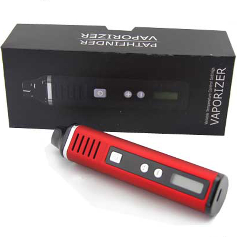 원래 Anix Pathfinder II 드라이 허브 기화기 2200mAh 온도 제어 LCD 스크린 패스 파인더 V2/2 허브 vape 펜 키트