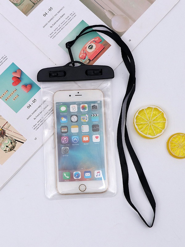 Mobile phone waterproof bag touch screen swimming takeout sealed bag protective cover PVC transparent waterproof bag