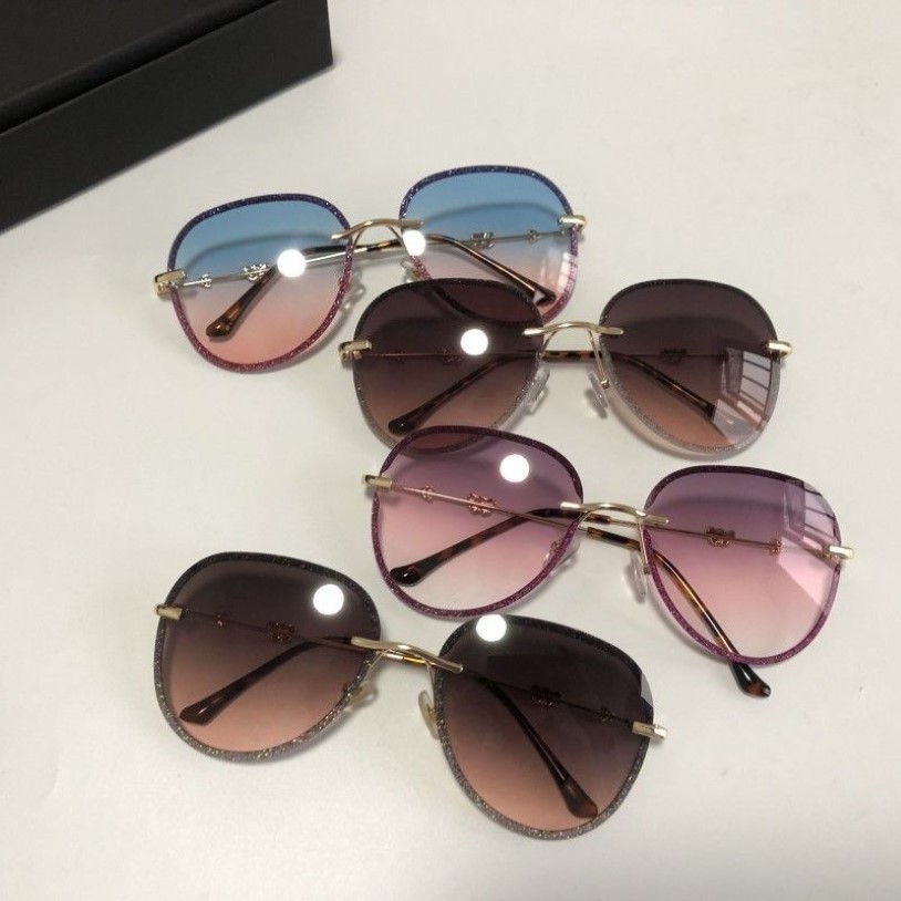 Trending Diamond Sunglasses Female Imitation s Gradient Color UV400 Women 220221226T