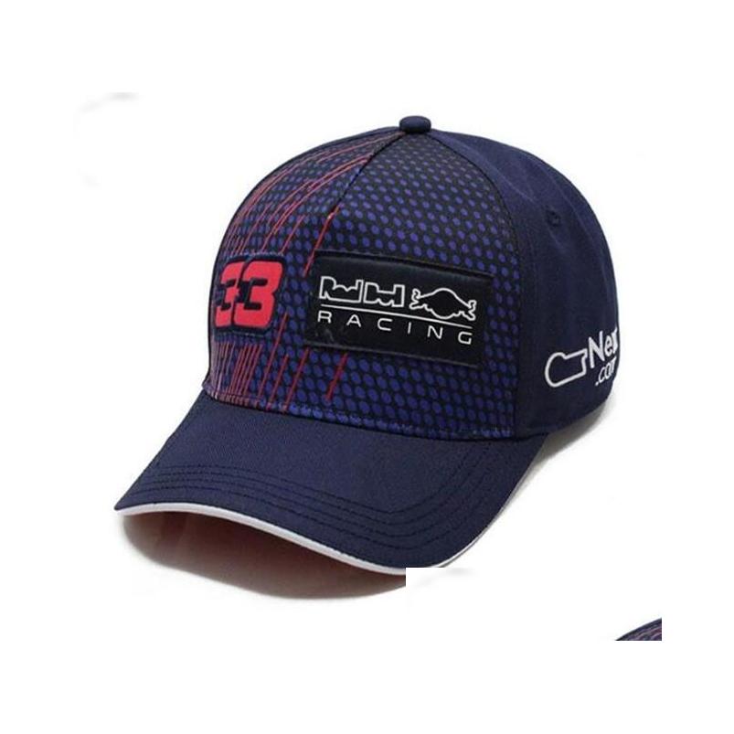 Caschi moto F1 Forma One Cappello da corsa Team Fl Ricamato Sun Spot Drop Delivery Automobili Motociclette Accessori moto Dhvmb