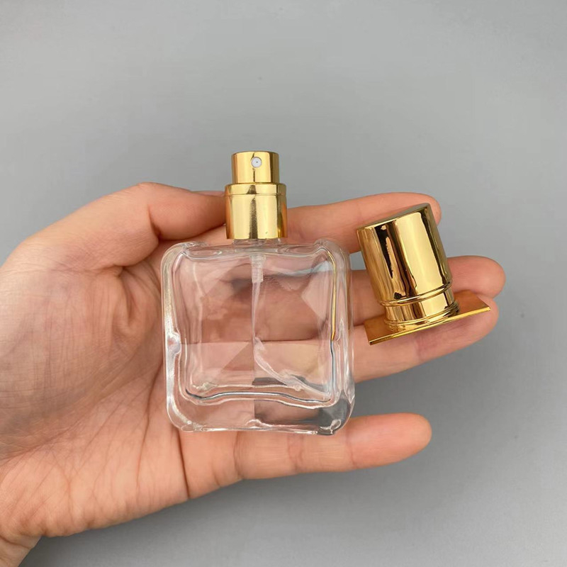 30ml Glass Empty Refillable Perfume Bottle Glass Spray Bottle Portable Travel Cosmetic Packaging Bottle