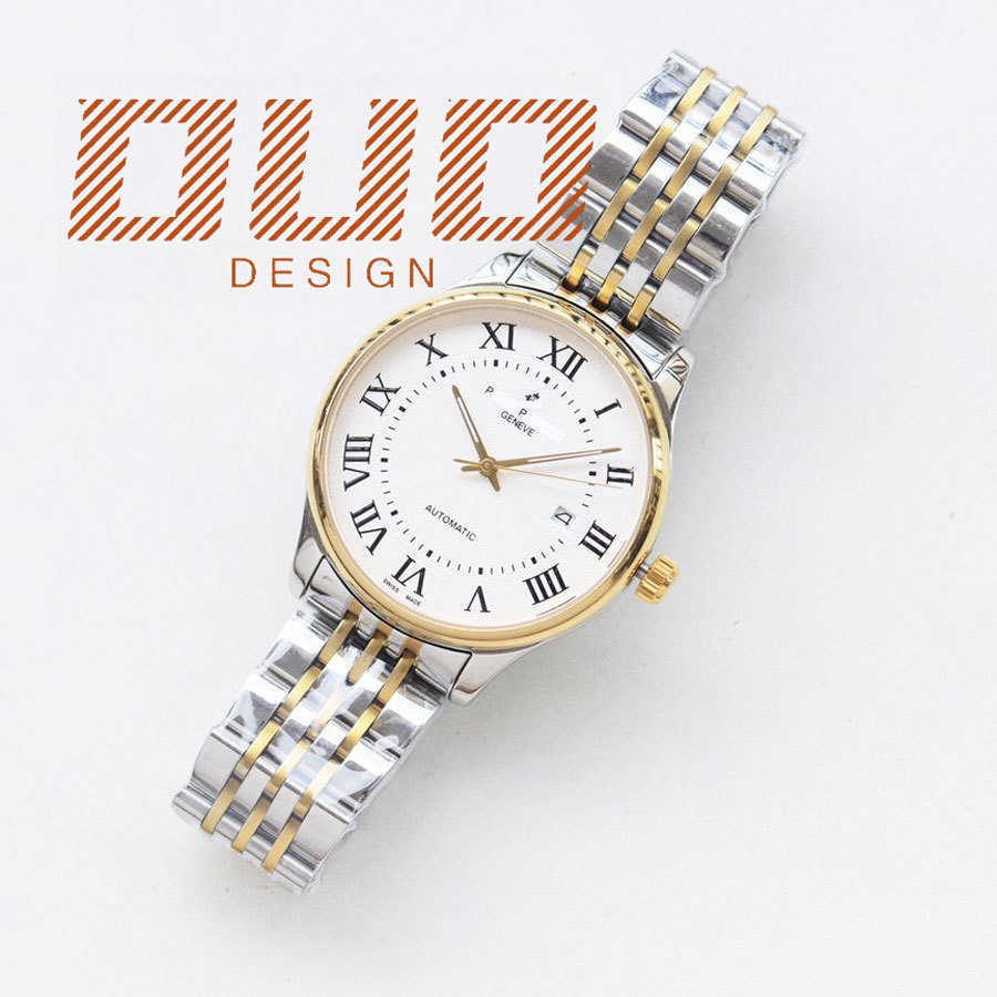 Независимый бренд Часы класса люкс Оригинальный керамический безель 42 мм Автоматические мужские часы из розового золота Роскошные дизайнерские наручные часы Механический механизм высокого качества