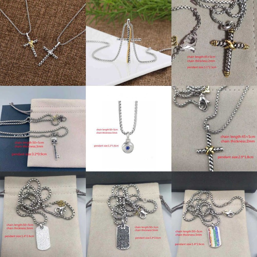 Frauen Männer Frauen Designer Anhänger Anhänger Kreuz Halskette ed Kabel Schmuck hHop Halsketten Mode Hip Zirkon Halsketten Punk211j