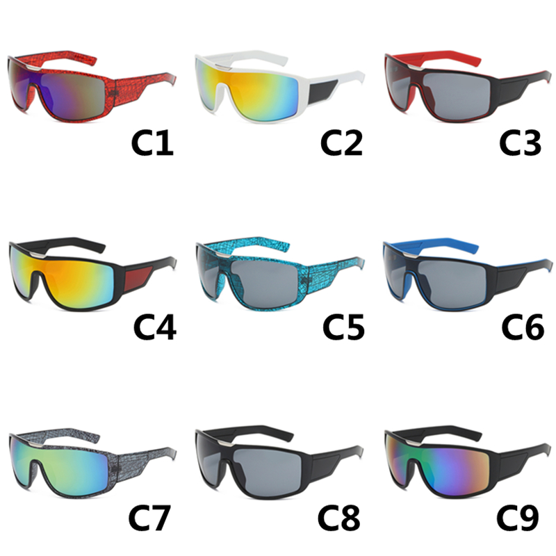 Óculos de sol ao ar livre Men vintage Pesca Surf Sports Goggles Beach Sun Glass Fashion Tons coloridos UV400 Eyewear