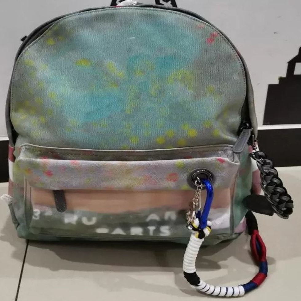 Zaino di giunzione di design classico borse sportive il tempo libero graffiti borsa da viaggio mimetica in tela uomo e donna handabg grande capacità2352